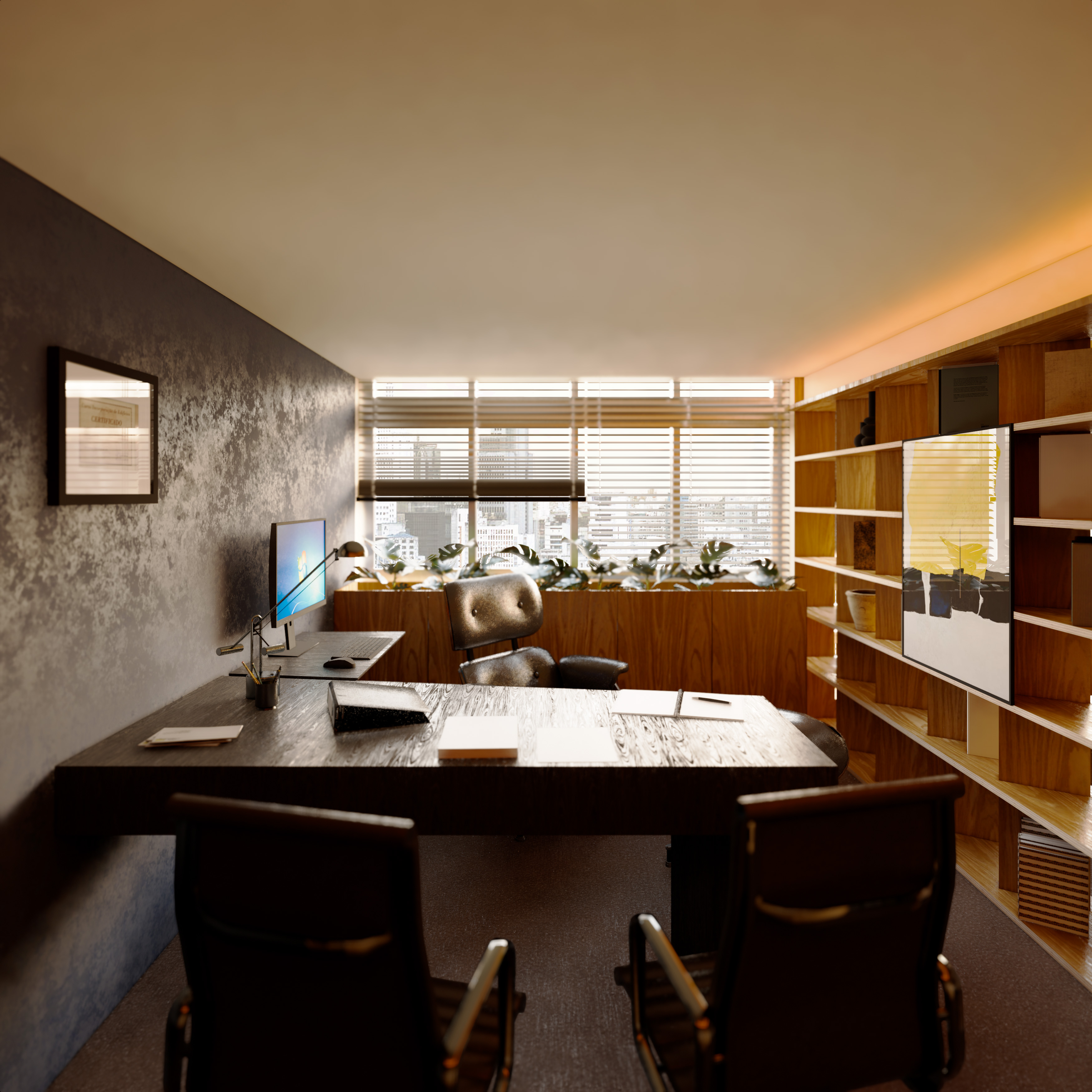 Escritório de Advocacia — sala de reuniões